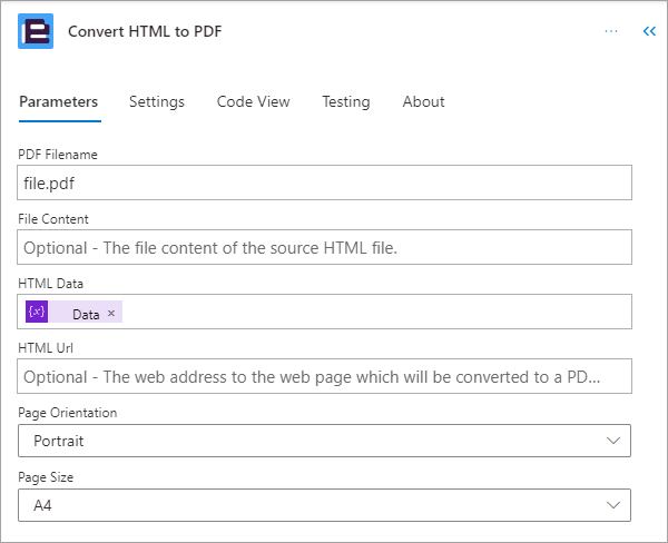 Convert HTML to PDF – Encodian Customer Help
