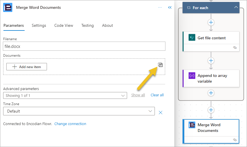 Merge Word Documents – Encodian Customer Help