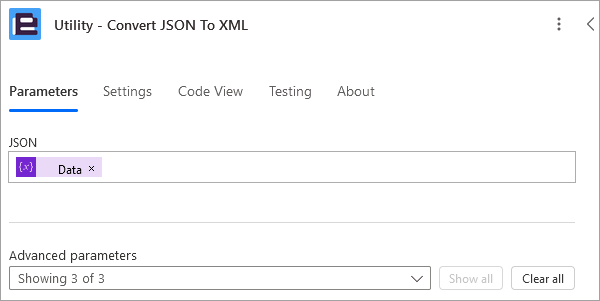 Utility - Convert JSON to XML – Encodian Customer Help