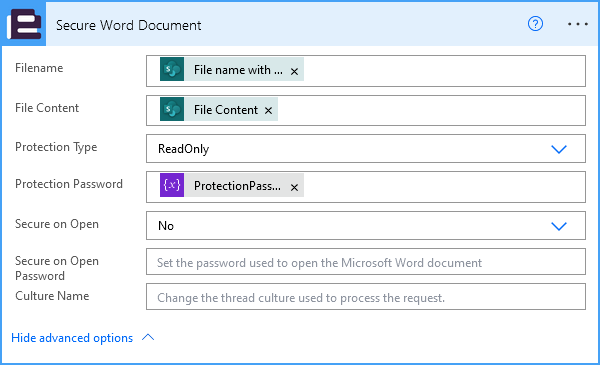 Secure Word Document – Encodian Customer Help